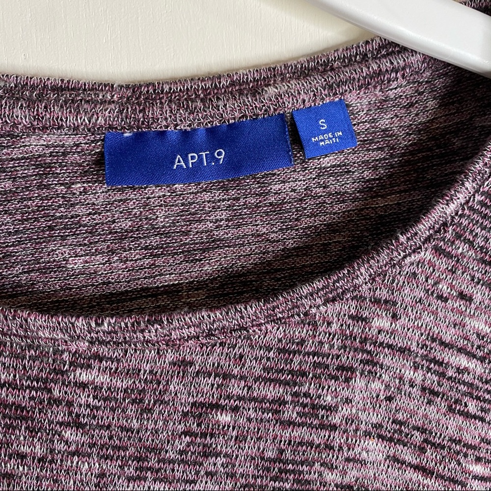 Apt 9 purple long sleeve shirt - Picture 3 of 3